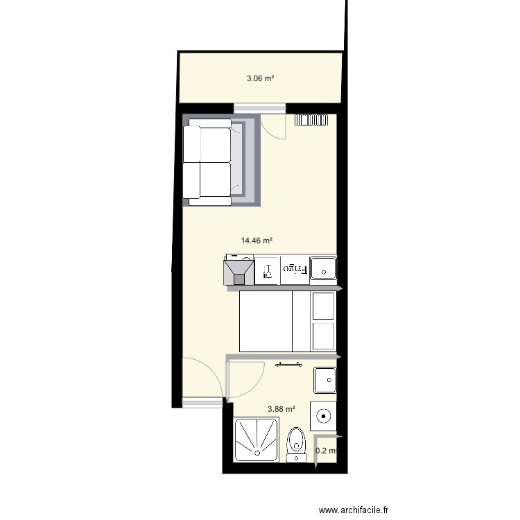 Plan 2. Plan de 0 pièce et 0 m2