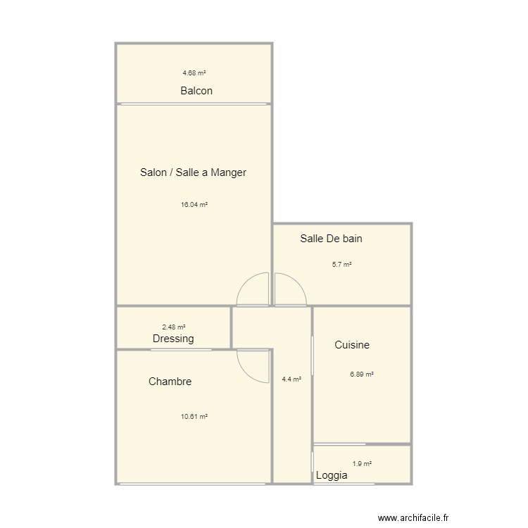 appartement Saint Jean. Plan de 0 pièce et 0 m2