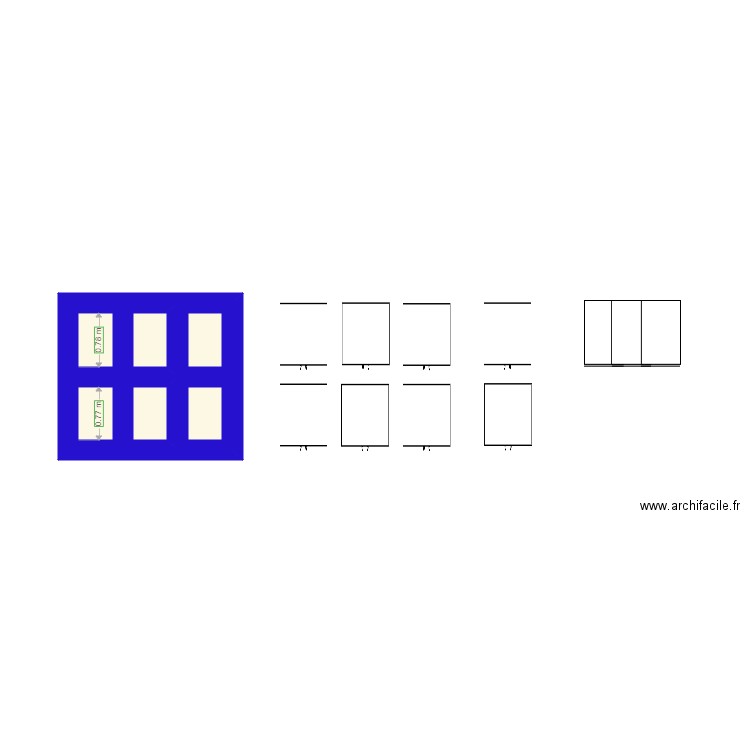 MEP FACADE MUR. Plan de 0 pièce et 0 m2