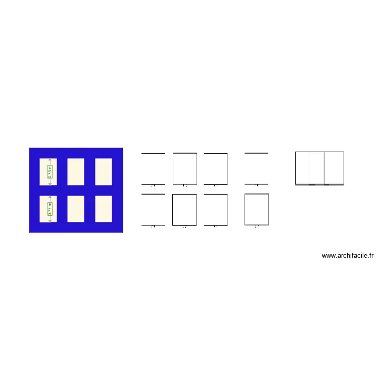 MEP FACADE MUR. Plan de 