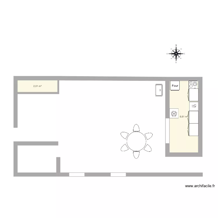 Patio Paellero. Plan de 