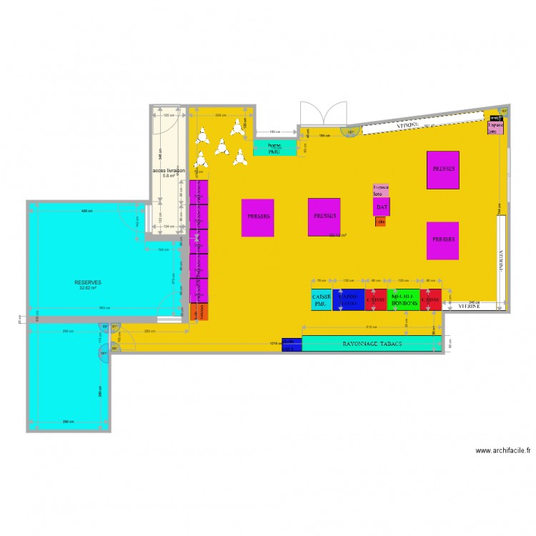 tabac jules vernes. Plan de 0 pièce et 0 m2