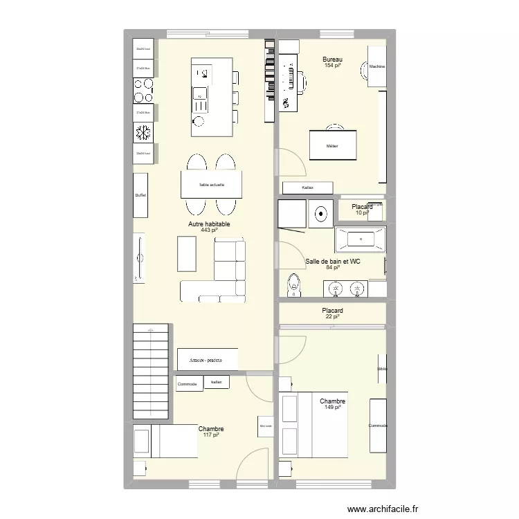 7250 Bordeaux. Plan de 