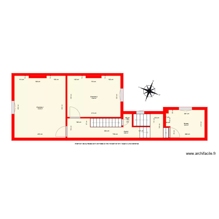 BI4683 étage coté. Plan de BI4683 étage coté. Plan de