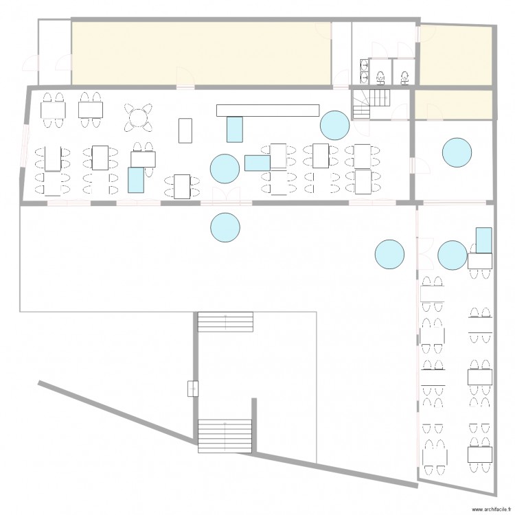 BEAUSITE RDC Existant. Plan de 0 pièce et 0 m2