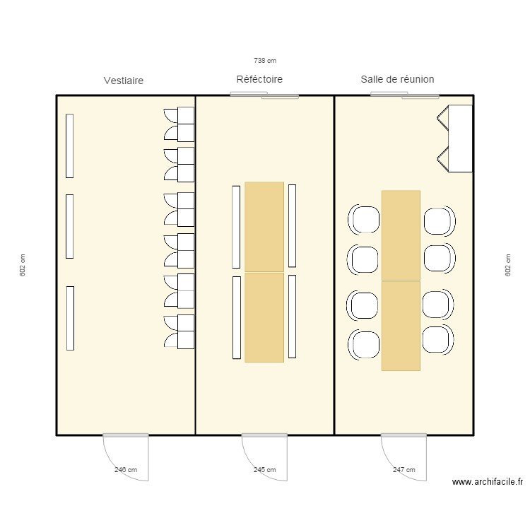 CHANTIER COMPAGNIE DE CONSTRUCTION. Plan de 0 pièce et 0 m2