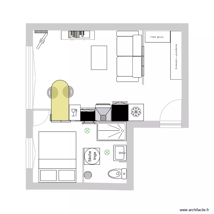 residence bretagne 3. Plan de 
