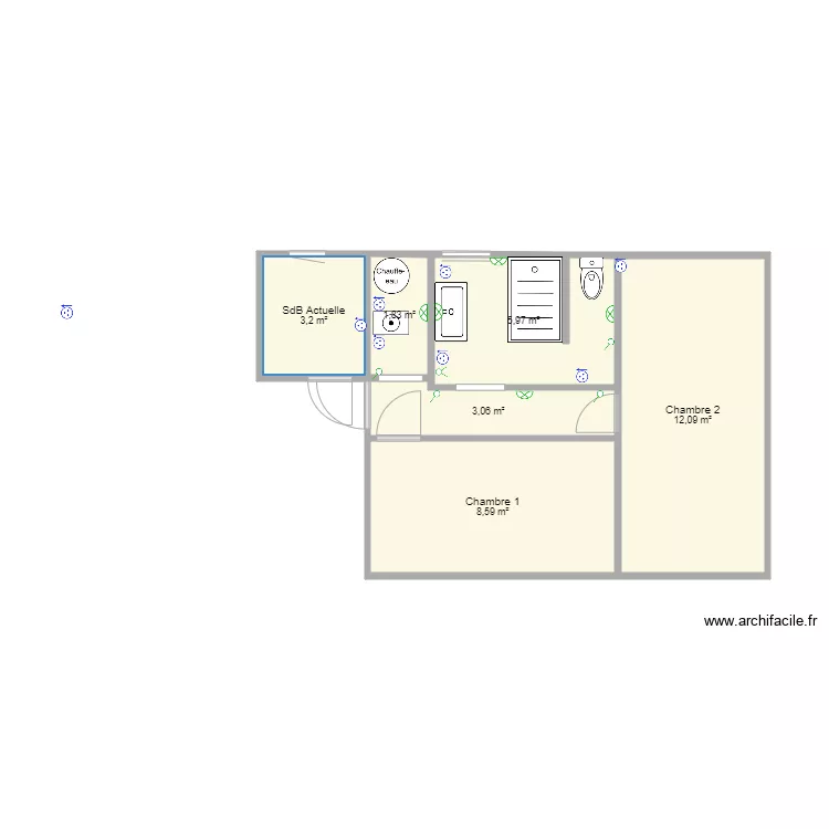 SdBTharaux1. Plan de SdBTharaux1. Plan de