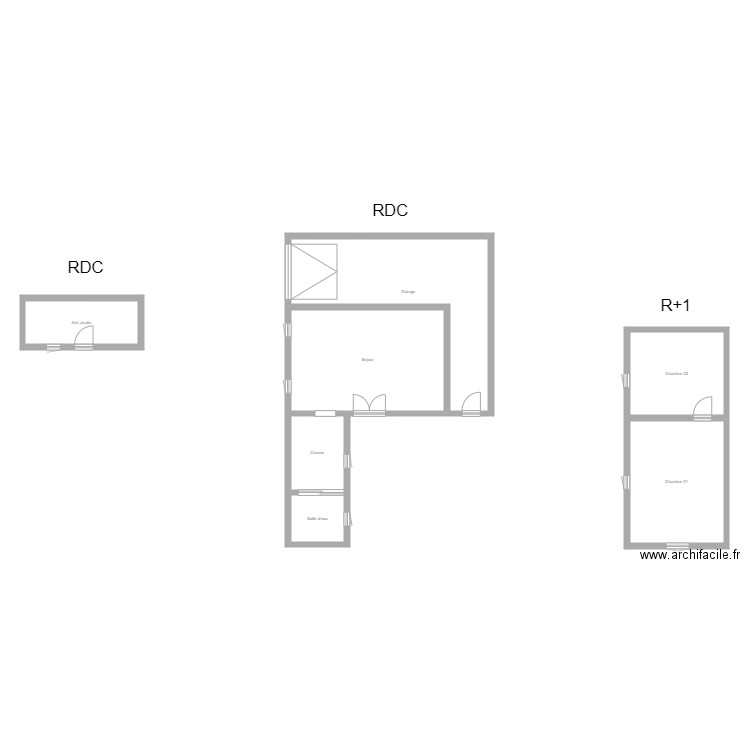 350600962. Plan de 7 pièces et 119 m2