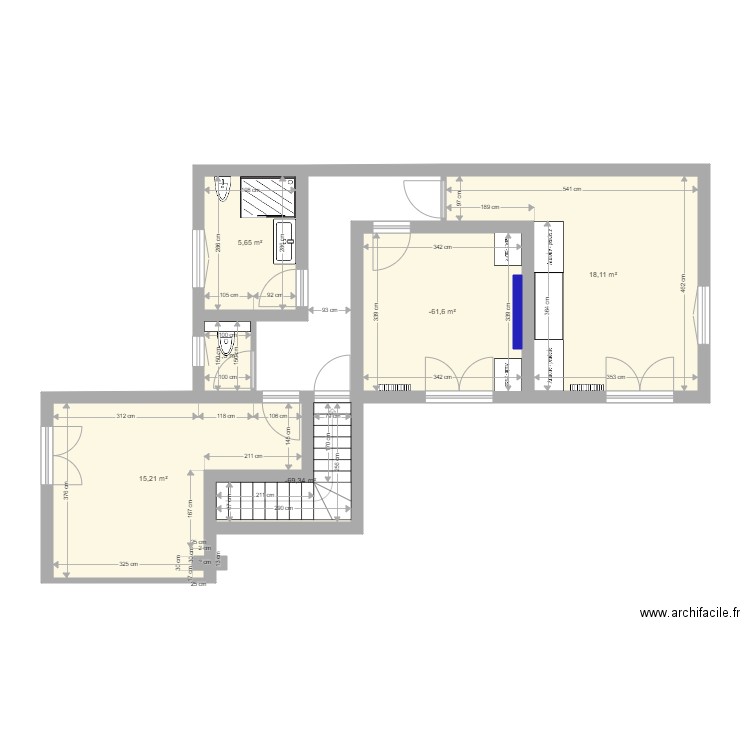 PLAN 2323 ETAGE. Plan de 0 pièce et 0 m2