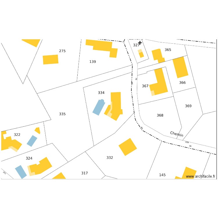 Rdv cadastre. Plan de 0 pièce et 0 m2