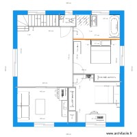 plan maison 6m de large