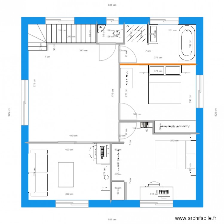 MaisonPaderneV3. Plan de 0 pièce et 0 m2