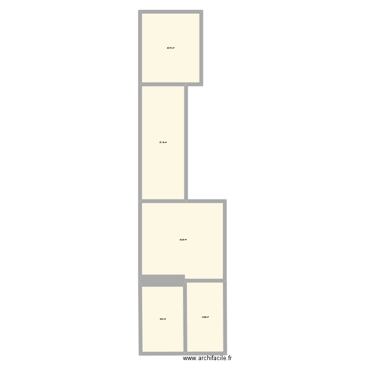Dépendances. Plan de 5 pièces et 155 m2