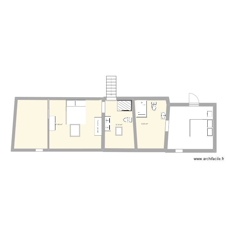 combles artonne 1. Plan de 0 pièce et 0 m2