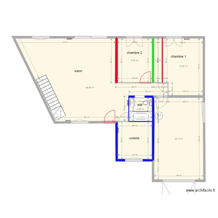 anthy actuel. Plan de 0 pièce et 0 m2