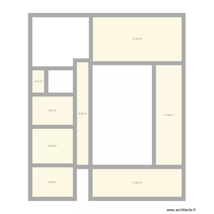 maison st francois. Plan de 