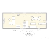Salon salle à manger cuisine
