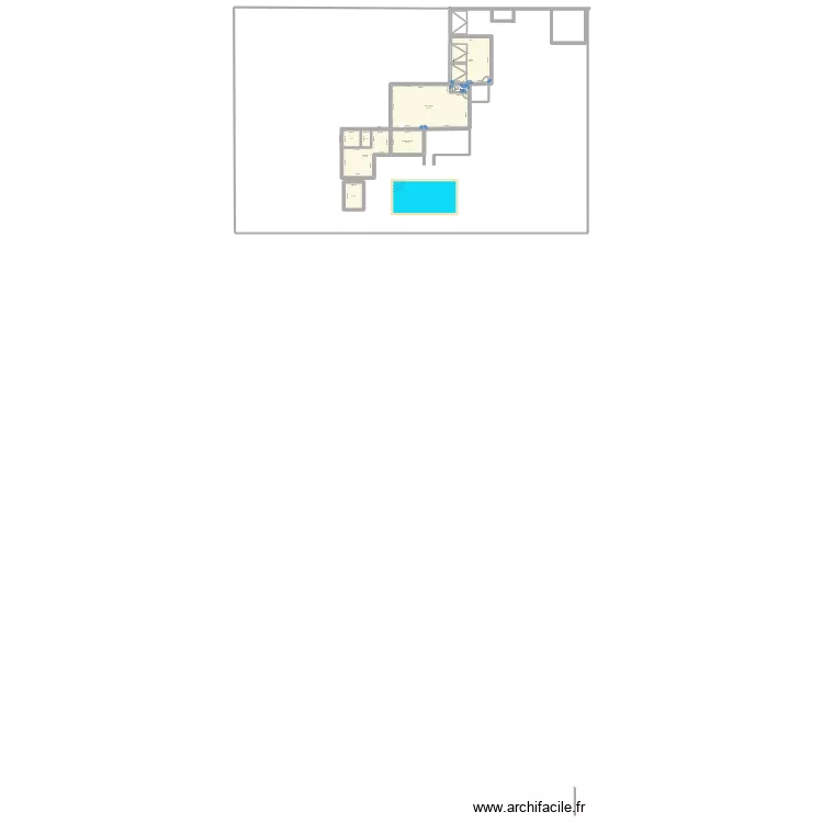 ensemble maison existent avec extension. Plan de 8 pièces et 133 m² ensemble maison existent avec extension. Plan de 8 pièces et 133 m²