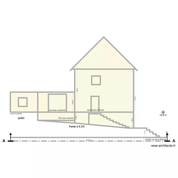 plan de coupe maison. Plan de 12 et 93 m² plan de coupe maison. Plan de 12 et 93 m²