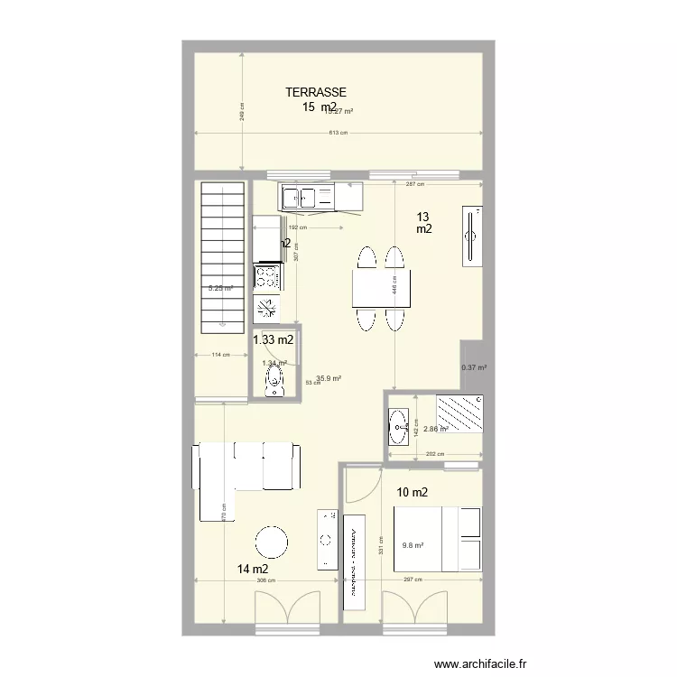 Maison 2 éme étage version 3. Plan de Maison 2 éme étage version 3. Plan de