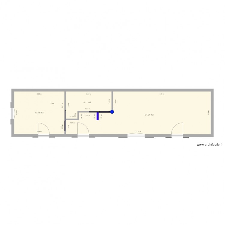 maisonette  SANS MEUBLE. Plan de 0 pièce et 0 m2