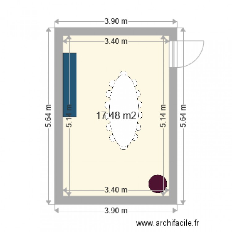 SALLE DE REUNION. Plan de 0 pièce et 0 m2
