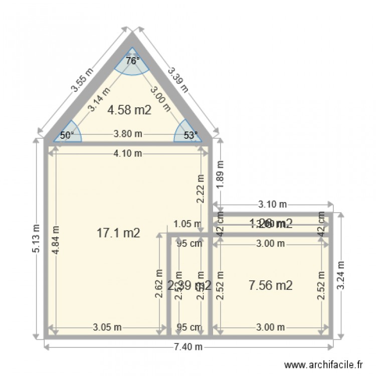 PLAN FACADE ET TOITURE. Plan de 0 pièce et 0 m2