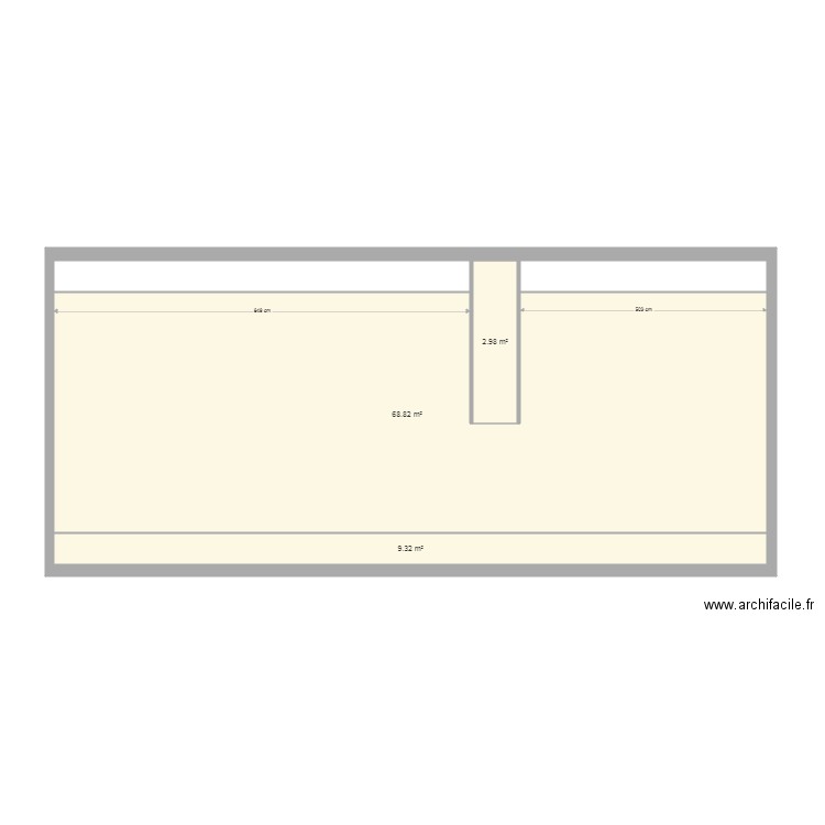 projet initial etage 3. Plan de 0 pièce et 0 m2