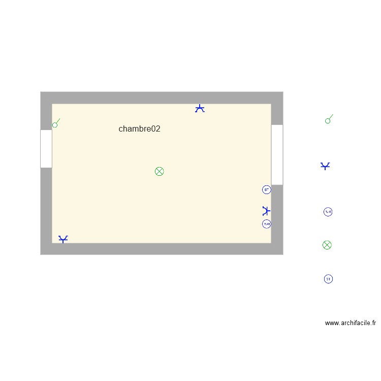 chambre2elec. Plan de 0 pièce et 0 m2