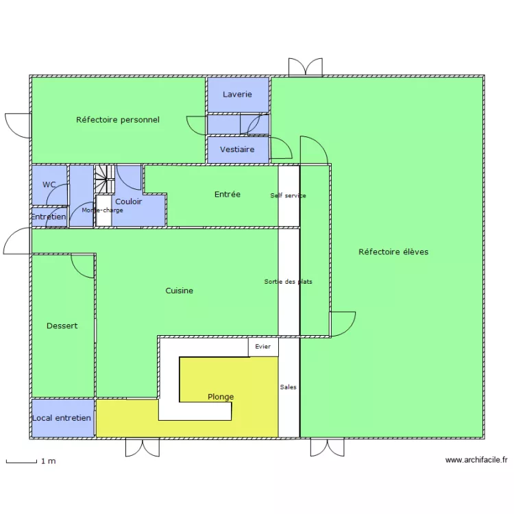 cuisine supérieur. Plan de cuisine supérieur. Plan de