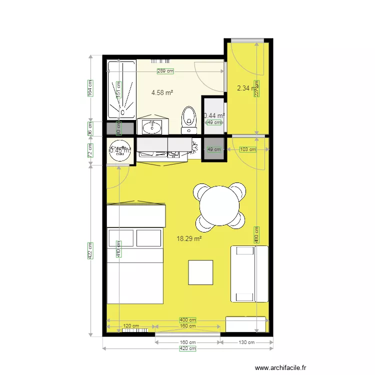 studio 2. Plan de studio 2. Plan de