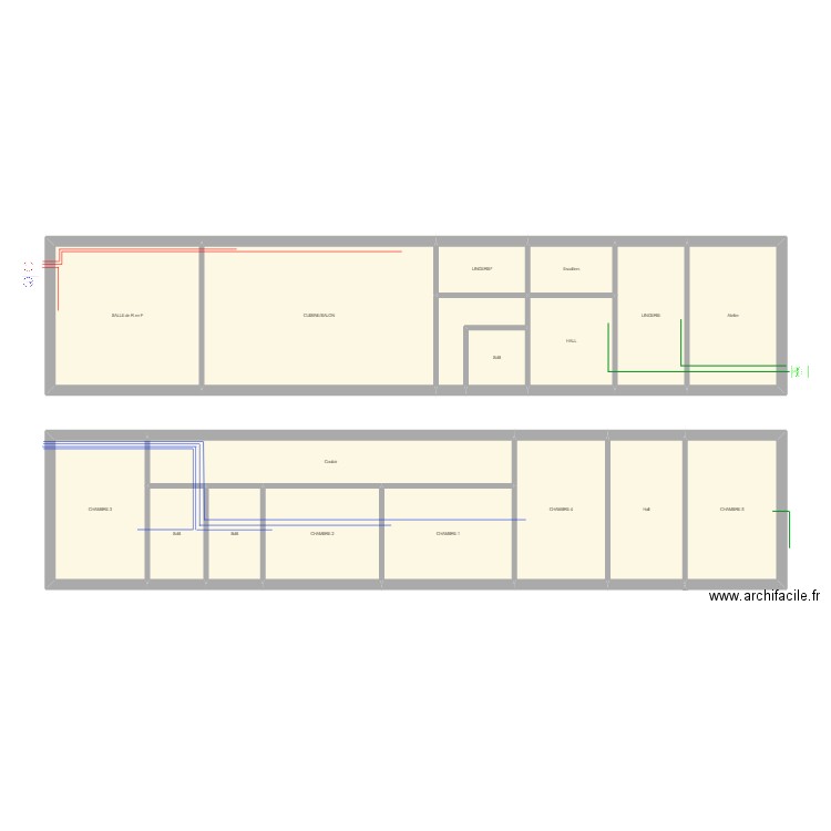 DOUSSET- Gite PAC. Plan de 0 pièce et 0 m2