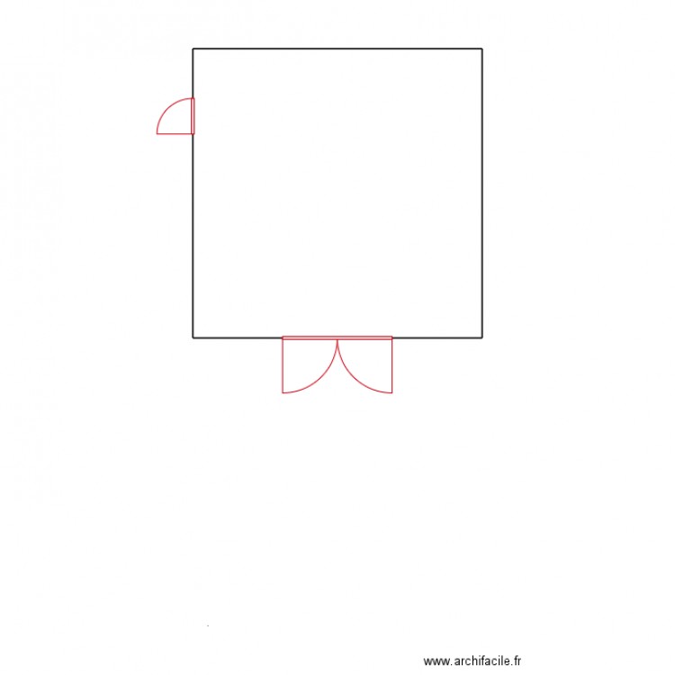 PLAN COTE EXTERIEUR                        Echelle 1 100. Plan de 0 pièce et 0 m2