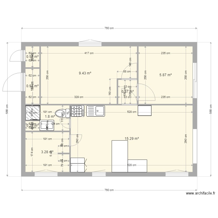 1904 Les Brenets. Plan de 0 pièce et 0 m2