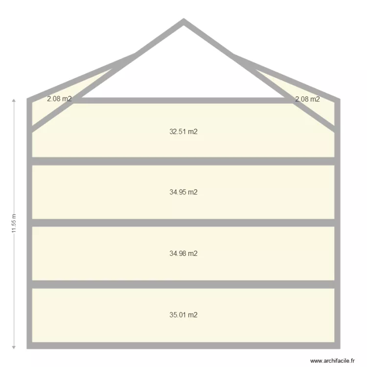 VUE PIGEON SCI CARRIERES. Plan de 