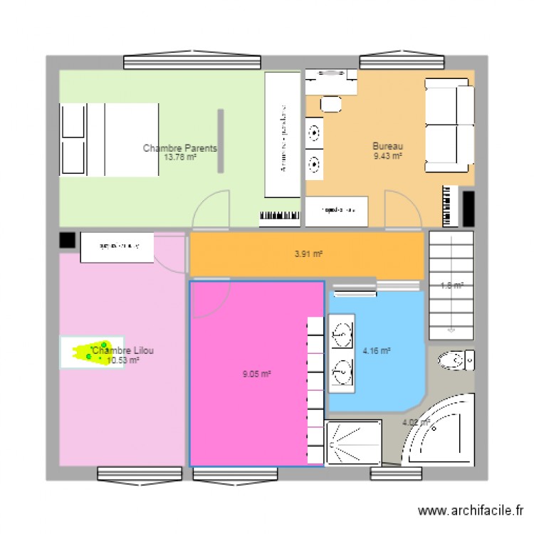 Sin Le Noble Etage Model 1. Plan de 0 pièce et 0 m2