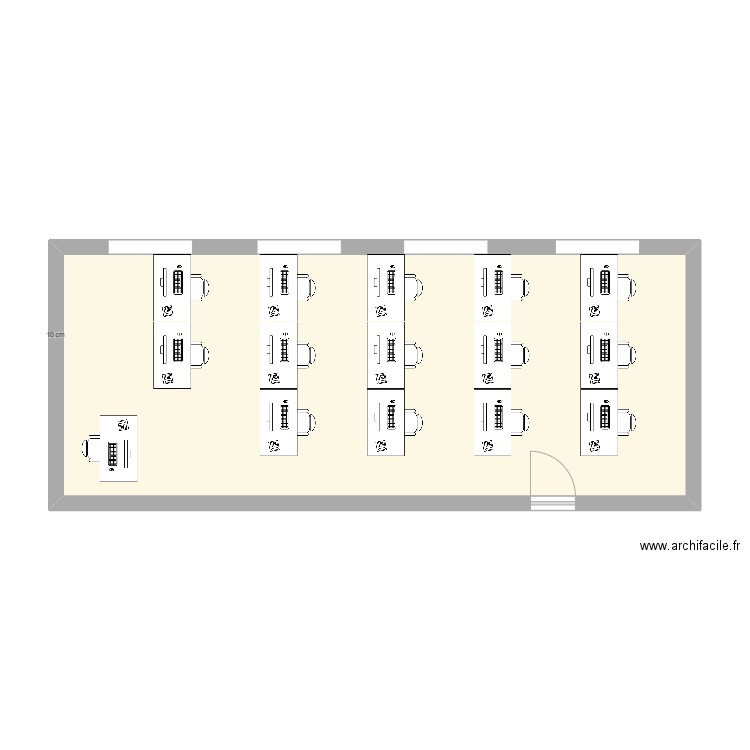 cybele formation. Plan de 1 pièce et 48 m2