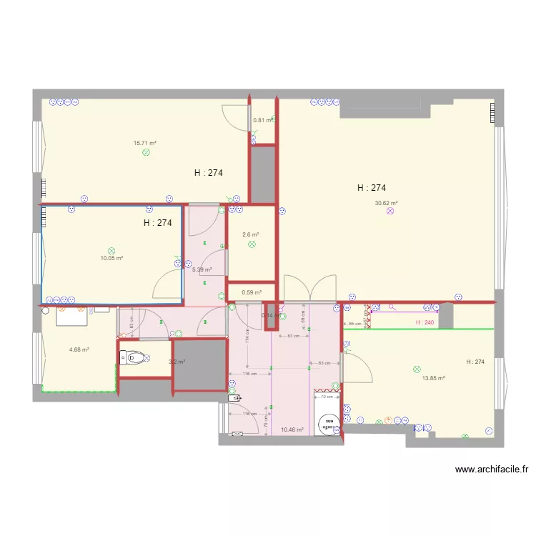 plan elec SCI. Plan de 