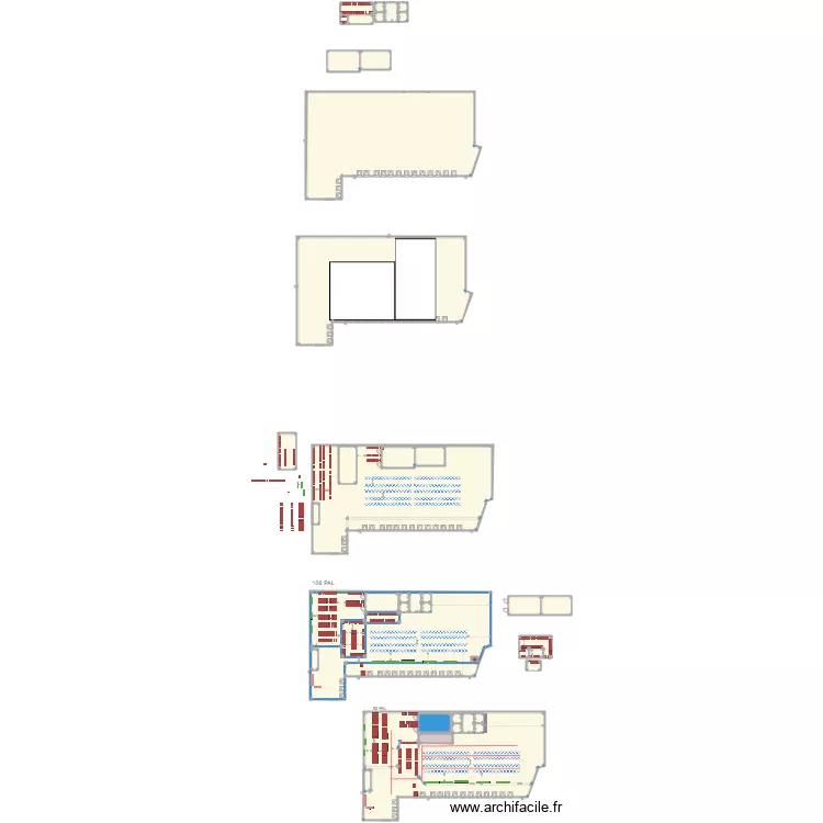 Frigo TEST PAUL . Plan de 