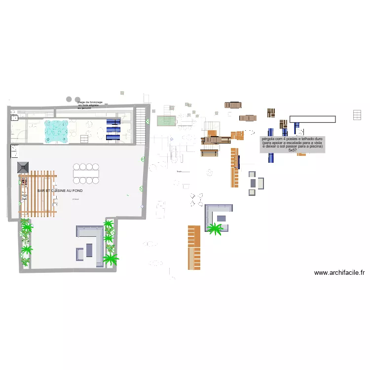 rua da commerco. Plan de 