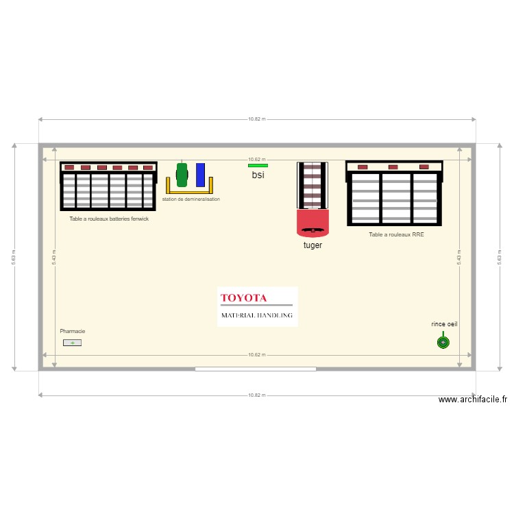 INDRE LOGISTIQUE . Plan de 0 pièce et 0 m2