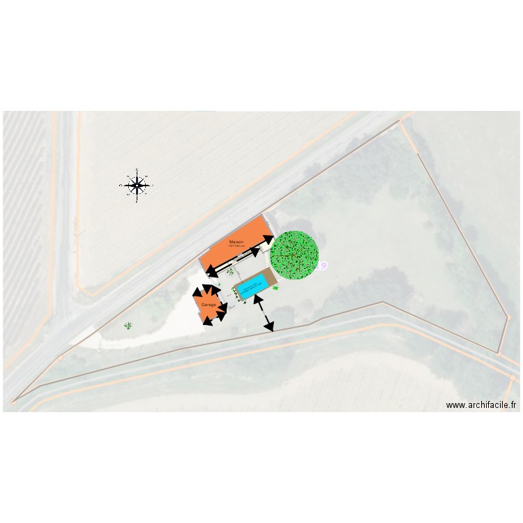sauzet. Plan de 0 pièce et 0 m2