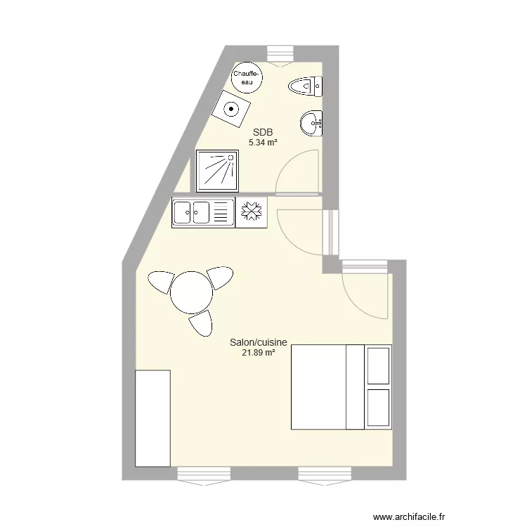 MONTMORENCT. Plan de 