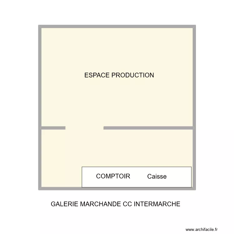 CACTUS PRESSING MIRAMAS. Plan de 