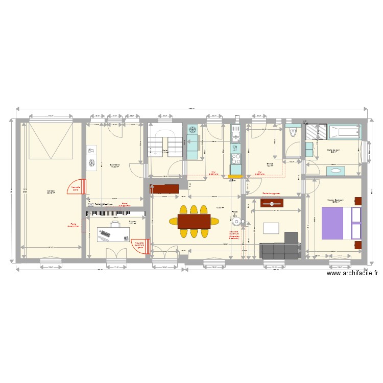 Chic à Chic RDC Projet 2. Plan de 0 pièce et 0 m2