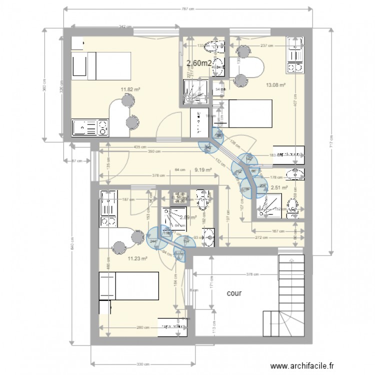 plan appartement garage