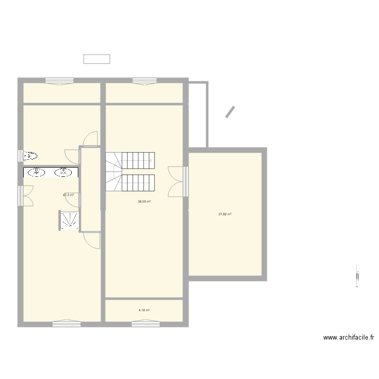 MAISON MONTAUBAN 3 eme etage. Plan de 0 pièce et 0 m2