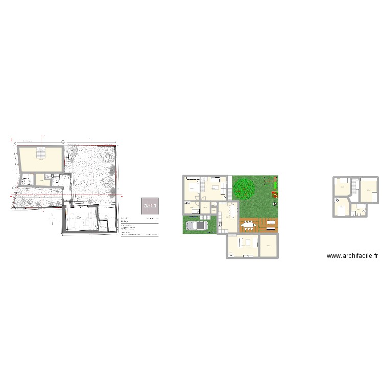 Varsovie. Plan de 15 pièces et 189 m2