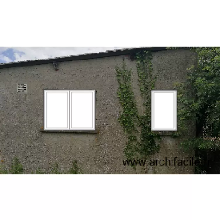 toilette photo apres travaux . Plan de 